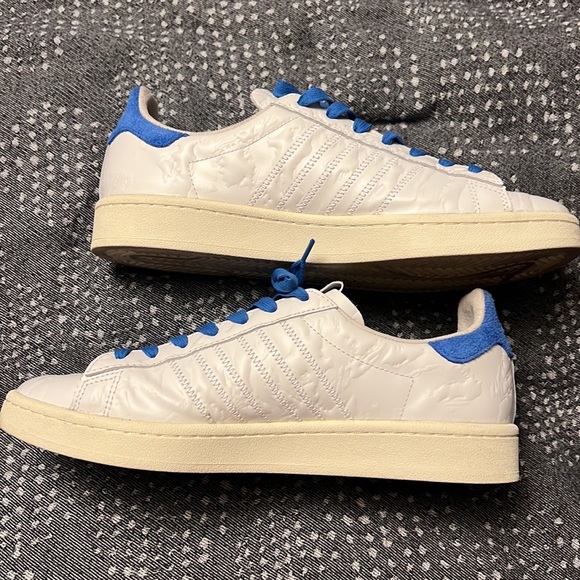 Like new worn twice ColettexUndefeatedxCampus S.E ‘white blue’ Sz 10 No Box - Picture 2 of 11